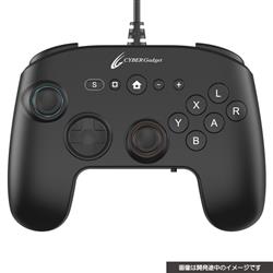 【Switch2】 CYBER・ゲーミングコントローラー6B有線タイプ ブラック
