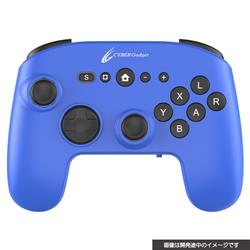【Switch2】 CYBER・ゲーミングコントローラー6B無線タイプ ブルー