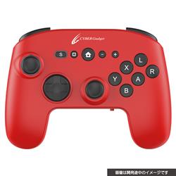 【Switch2】 CYBER・ゲーミングコントローラー6B無線タイプ レッド
