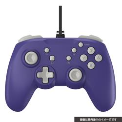 【Switch2】 CYBER・レトロスタイルゲームパッド4B有線タイプ レトロバイオレット