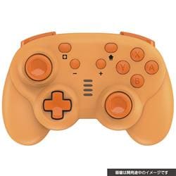 【Switch2】 CYBER・ジャイロコントローラーミニ 無線タイプ オレンジ