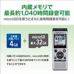 OLYMPUS WS-882-SLV ICレコーダー【トゥルーステレオマイク/リニアPCM録音/ボイスチェンジャー/内蔵メモリー4GB/乾電池/シルバー】  | ノジマオンライン