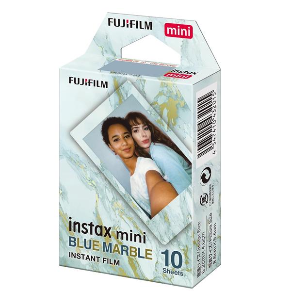 FUJIFILM INS-MINI-BLUEMARBLE インスタントカラーフィルム instax mini チェキ用 ブルーマーブル 10枚入り  1パック | ノジマオンライン