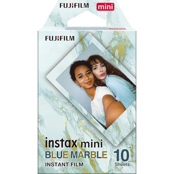 FUJIFILM INS-MINI-BLUEMARBLE インスタントカラーフィルム instax mini チェキ用 ブルーマーブル 10枚入り 1パック  | ノジマオンライン