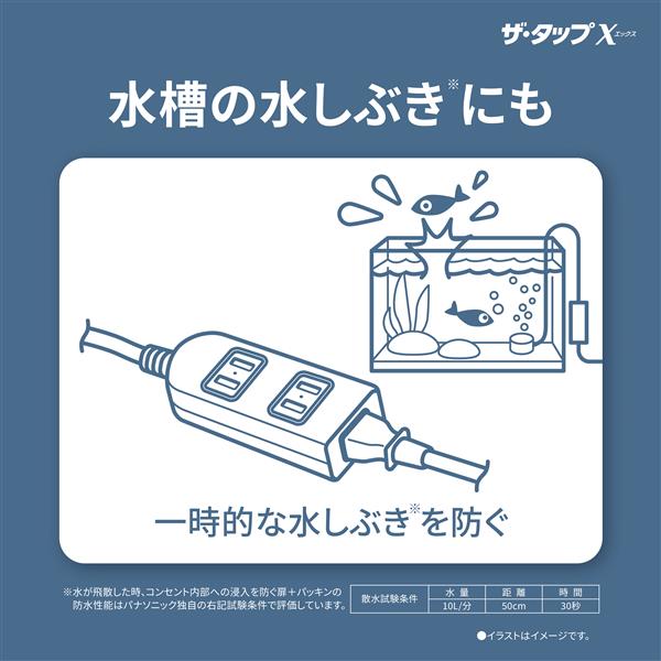 Panasonic OAタップ ザ・タップX【3コ口/1m】 WHA2513WKP | ノジマ