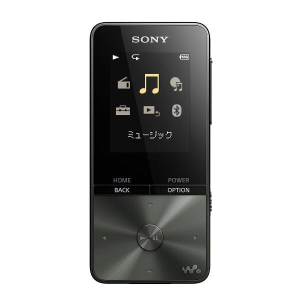 SONY NW-S313-BC ポータブルオーディオプレーヤー WALKMAN(ウォークマン) Sシリーズ 4GB ブラック | ノジマオンライン