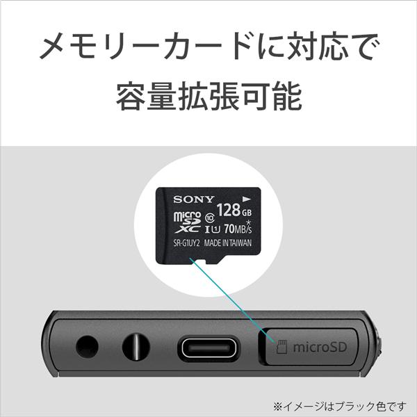 SONY NW-A105HN-BM ヘッドホン付属ポータブルオーディオプレーヤー WALKMAN(ウォークマン) A100シリーズ 16GB ブラック  | ノジマオンライン