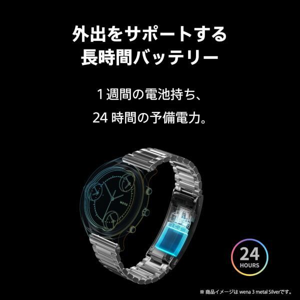 wena 3 METAL スマートウォッチ Premium Black WNW-