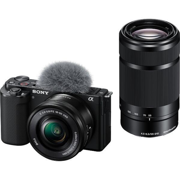 SONYソニーVLOGCAM ZV-E10黒 デジタルカメラ●新品