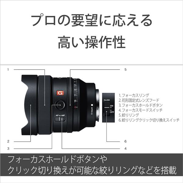 SONY SEL14F18GM 【フルサイズ】【大口径】【超広角】α Eマウント用単