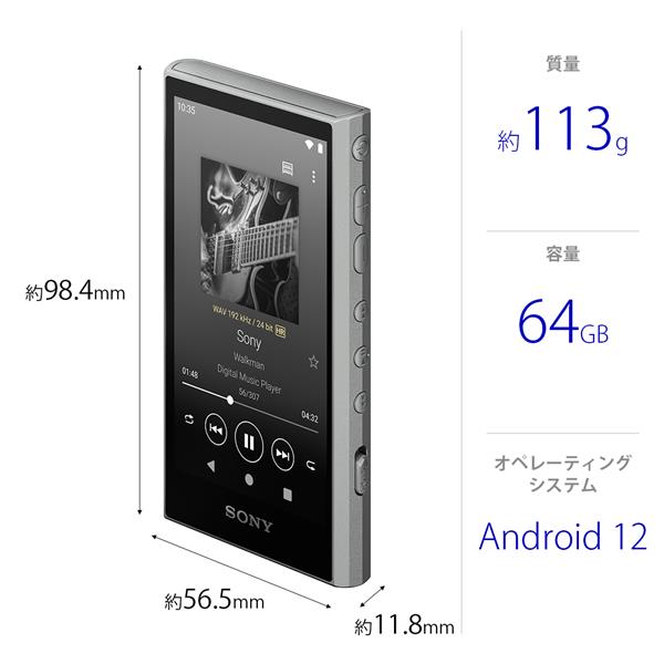 最大67％オフ！ 特価COMソニー SONY NW-A307 B ブラック ハイレゾ音源