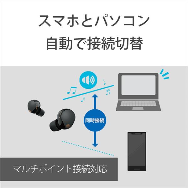 SONY WF-1000XM5-B イヤホン【ワイヤレス(左右分離)/Bluetooth