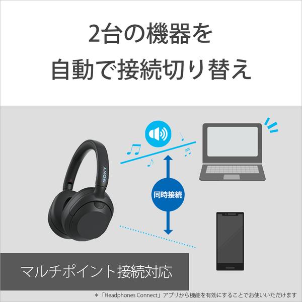 Sony ヘッドホン ULT WEAR【ワイヤレス/Bluetooth/ノイズ