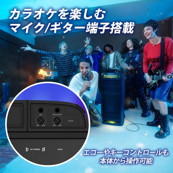 Sony スピーカー TOWER9 ワイヤレス 最長25時間再生 Bluetooth