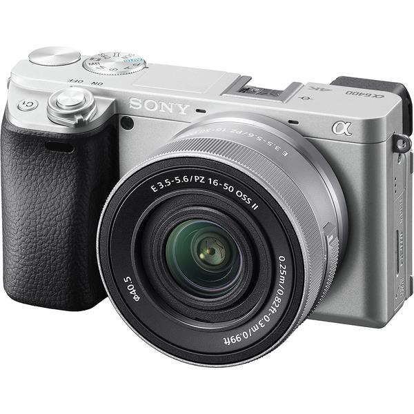 SONY デジタル一眼カメラα6400 パワーズームレンズキット シルバー