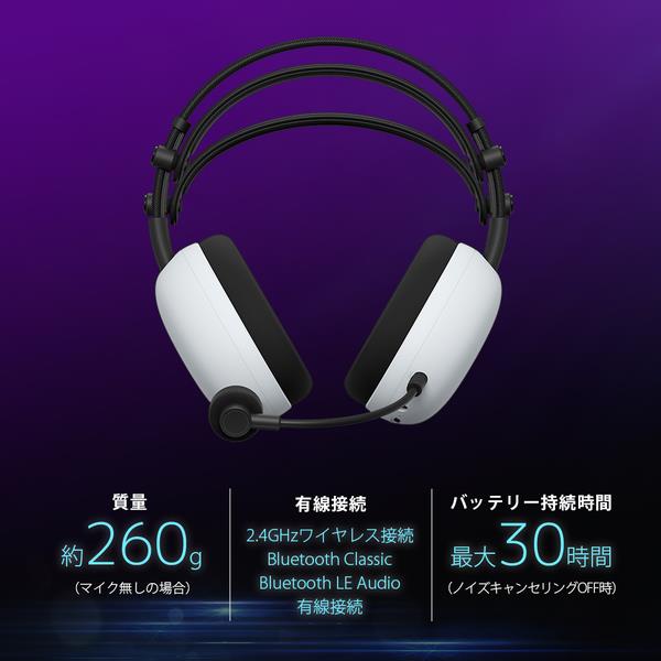 SONY ワイヤレスゲーミングヘッドセット INZONE H9 II ホワイト
