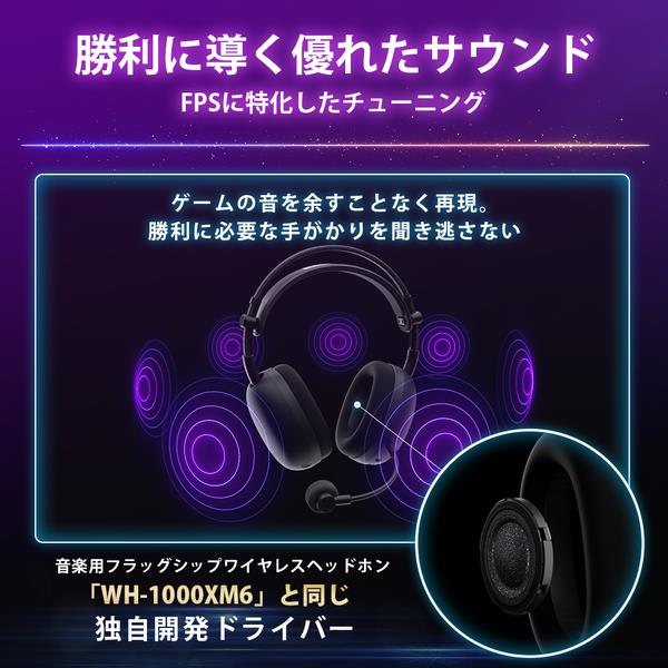 INZONE H9Ⅱ SONY ホワイト SONY ワイヤレスゲーミングヘッドセット INZONE H9 II ホワイト WH