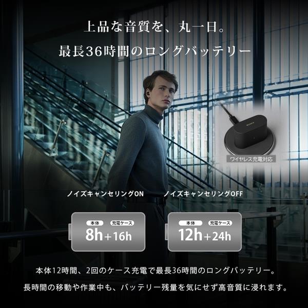 Sony 1000Xシリーズ イヤホン［ワイヤレス(左右分離)/Bluetooth/ノイズ