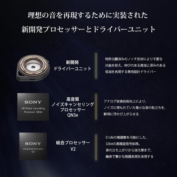 Sony 1000Xシリーズ イヤホン［ワイヤレス(左右分離)/Bluetooth/ノイズ