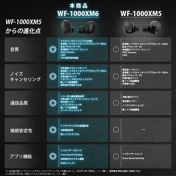 Sony 1000Xシリーズ イヤホン［ワイヤレス(左右分離)/Bluetooth/ノイズ
