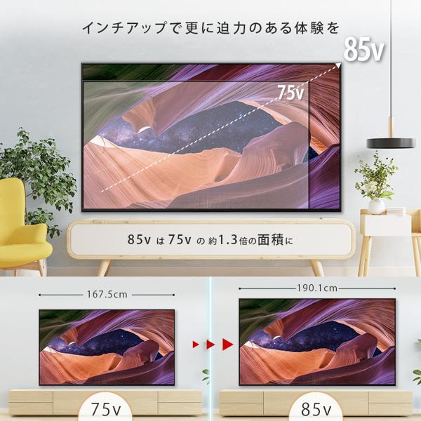 SONY 4K液晶テレビ BRAVIA(ブラビア)【75V型/高画質プロセッサーHDR X1