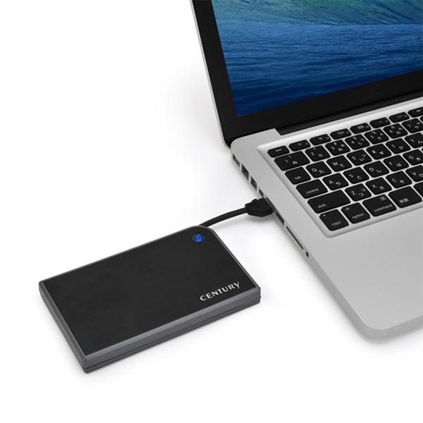 センチュリー CMB25U3BK6G HDDケース MOBILE BOX【2.5インチ用
