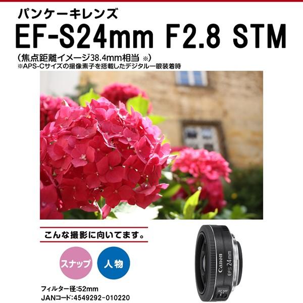 Canon EF-S24mm F2.8 STM パンケーキレンズ 単焦点レンズ