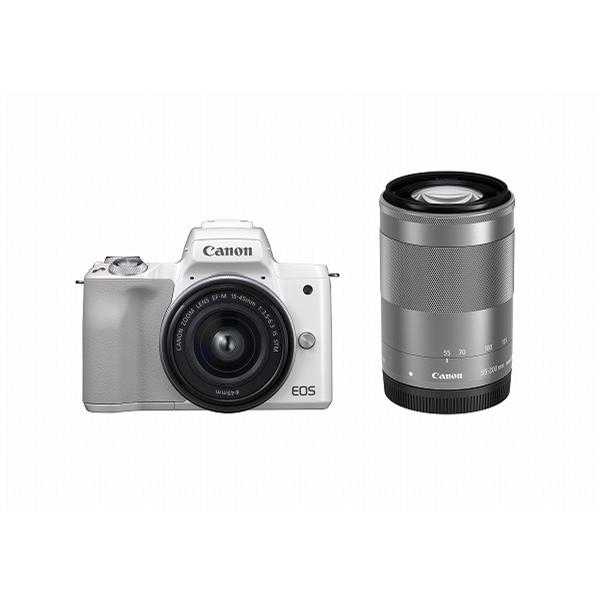 新品 Canon EOS Kiss M レンズ、SDカードセット ブラック