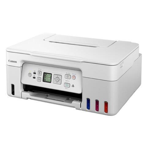 Canon G3370WH A4インクジェット複合機 GIGA TANK（ギガタンク）【インクボトル/プリンター/Wi-Fi/印刷/コピー/4色インク/ホワイト】  | ノジマオンライン