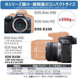 Canon EOSR100-1845ISSTMLK ミラーレスカメラ EOS R100 RF