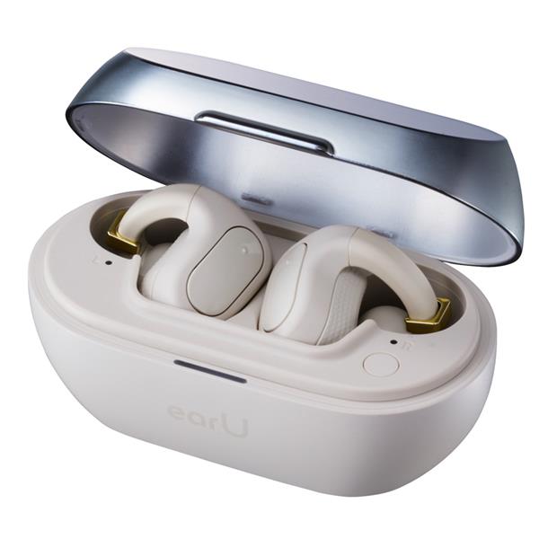 CASIO earU ワイヤレスイヤホン 本体 CASIO ヒアリングアシストイヤホン earU [アイボリーホワイト