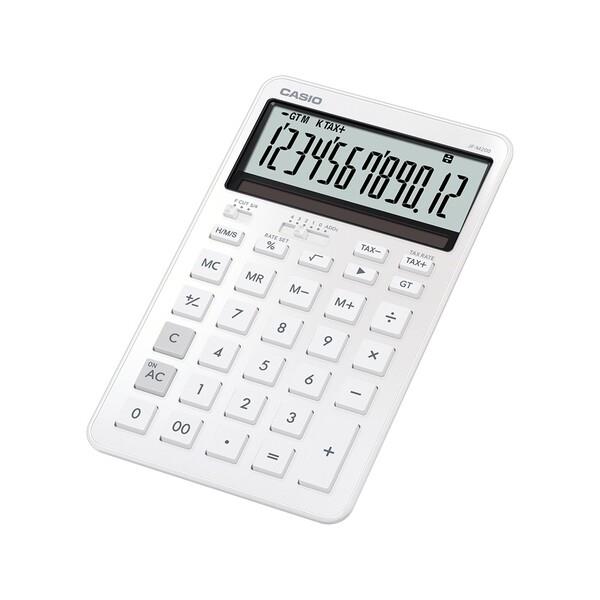 カシオ CASIO 電卓 12桁 ホワイト ジャストタイプ JF-S200-WE-N n5ksbvb Amazon | カシオ スタイリッシュ電卓 ホワイト ジャストタイプ 12桁 JF