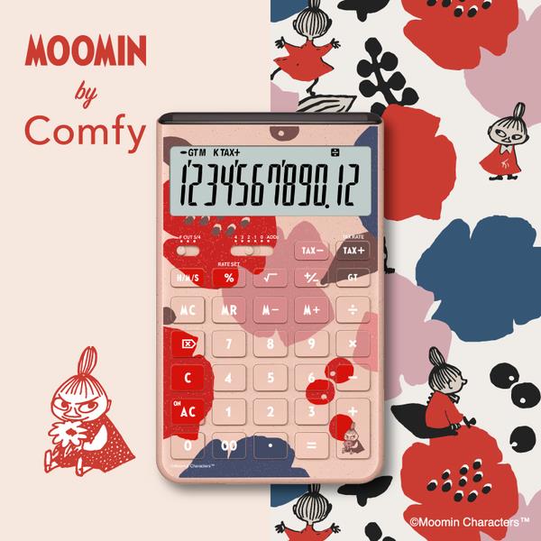 カシオ CASIO デザイン電卓 コンフィ ムーミンデザイン[12桁 / ピンク