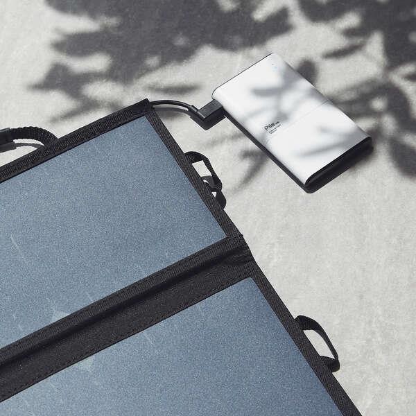 ELECOM モバイルソーラー充電器 2.4A出力 MPA-S01BK | ノジマオンライン