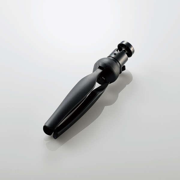 ELECOM DE-L03BK LEDリングライト/26cm/ミニ三脚スタンド付き/3