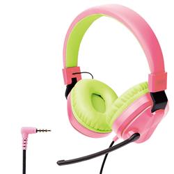 子ども用ゲーミングヘッドセット　500円 ELECOM 【1.2ｍ有線/低音量仕様/折り畳み式/回転マイクアーム付/絡まりにくい/ピンク】 HS-KDGM01TPN  【ノジマオンライン･Nojima】で 他商品も掲載の場合あり