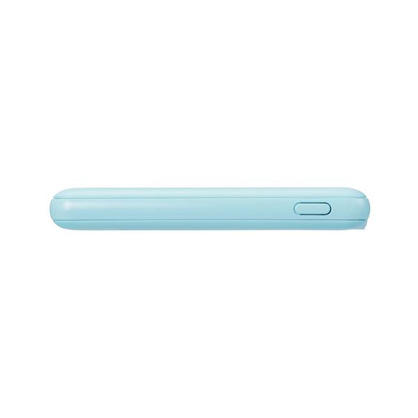 ELECOM DE-C37-5000BU モバイルバッテリー 5000mAh 12W 入力(Type-C×1) 出力(Type-C×1､USB-A×1)  PSE認証 ブルー ノジマオンライン