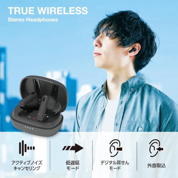 ELECOM LBT-TWS13BK イヤホン【ワイヤレス(左右分離)/Bluetooth ELECOM LBT-TWS13BK イヤホン【ワイヤレス(左右分離)/Bluetooth