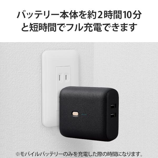 【クロコ好き必見✨】クロコモバイルバッテリー　ブラック Ezo Brick Quos Black | Ezo
