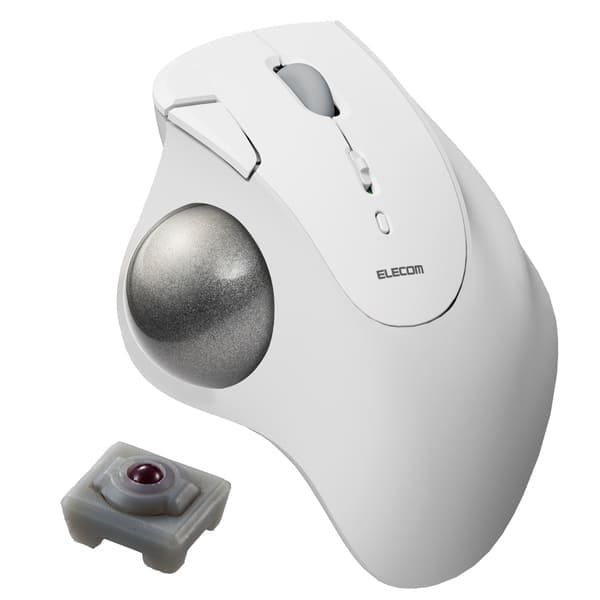ELECOM トラックボール マウス Bluetooth 5ボタン 人工ルビーユニット