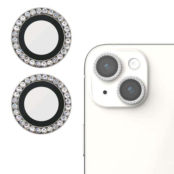 ELECOM iPhone15/15Plus カメラフィルム ガラス 高透明 表面硬度10H