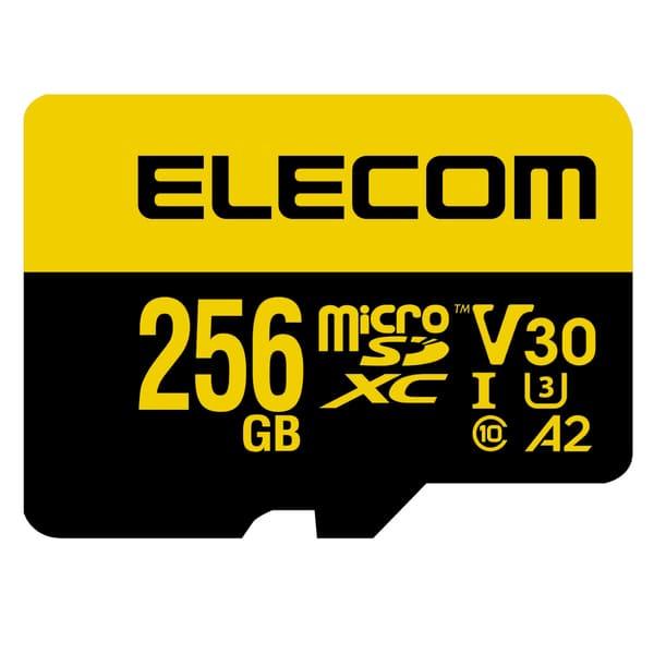 ELECOM マイクロSDカード microSDXC 256GB Class10 UHS-I U3 V30 読込