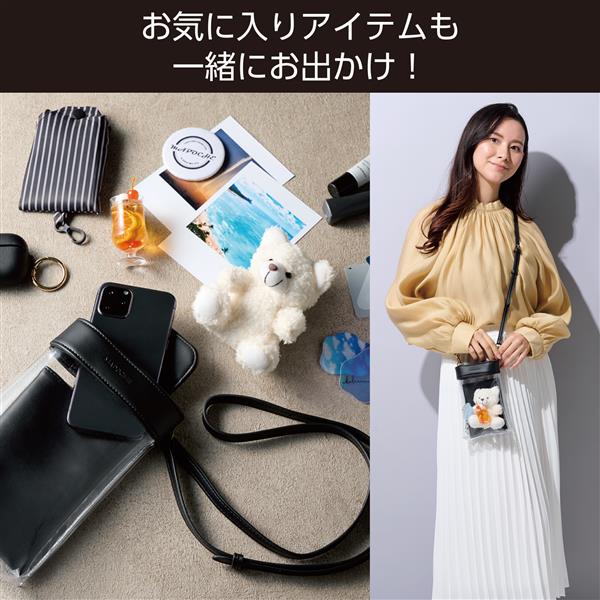 マーノグッズ　黒　マイクロショルダー　スマホショルダー マーノグッズ 黒 マイクロショルダー スマホショルダー