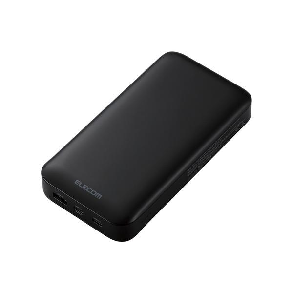 ELECOM モバイルバッテリー 20000mAh 大容量 PD 65W 入出力(Type-C×1