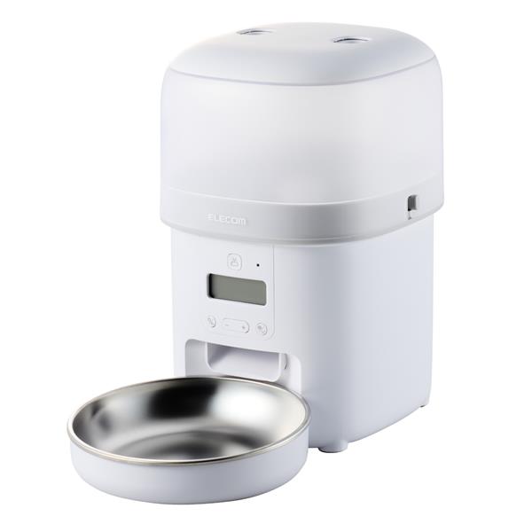 ELECOM 自動給餌器 ホワイト PET-AF05WH | ノジマオンライン