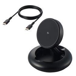 ELECOM ワイヤレス充電器 Qi認証 Qi2対応 15W/7.5W/5W マグネット式