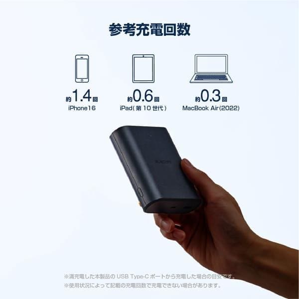 ELECOM モバイルバッテリー 9000mAh PD 最大45W 入出力(C×1) 出力(A×1
