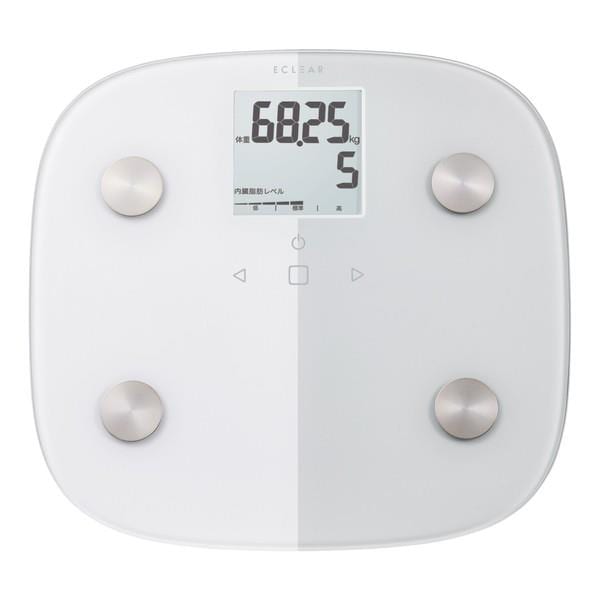 エレコム 体重計/体組成計/【内臓脂肪レベル/BMI/体脂肪率/骨格筋率/骨