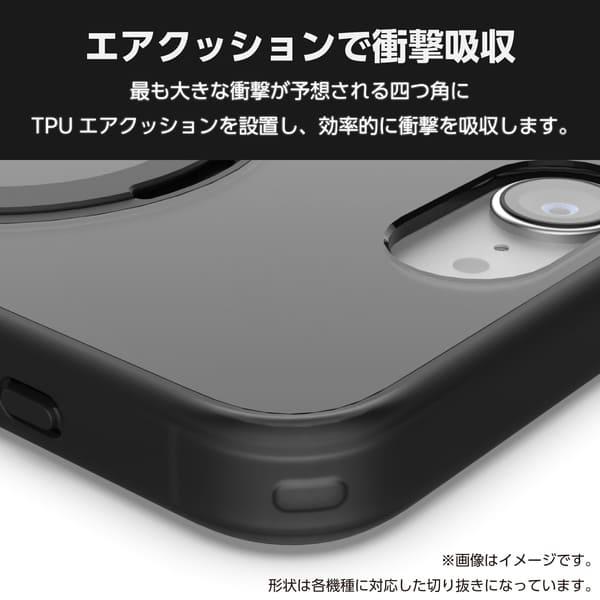 ELECOM Google Pixel 9a ケース ハイブリッド 360度回転スタンド機能付