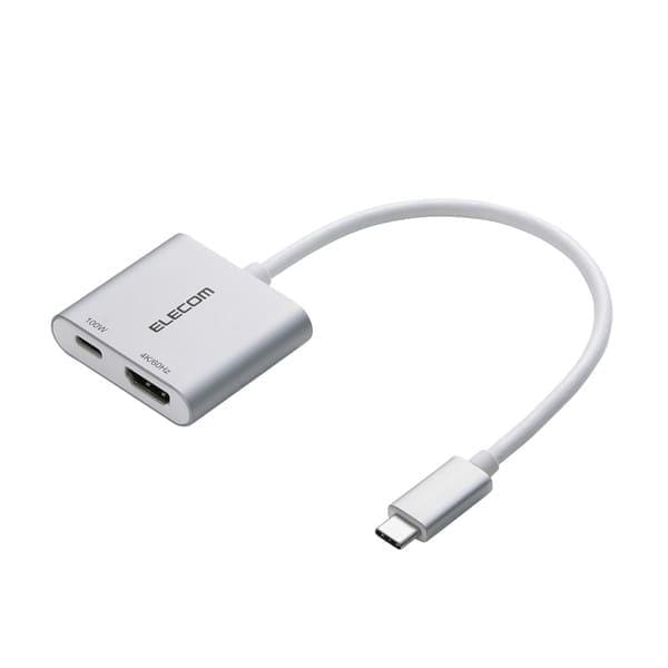 ELECOM USB Type-C HDMI 変換アダプタ PD100W充電ポート搭載 4K対応